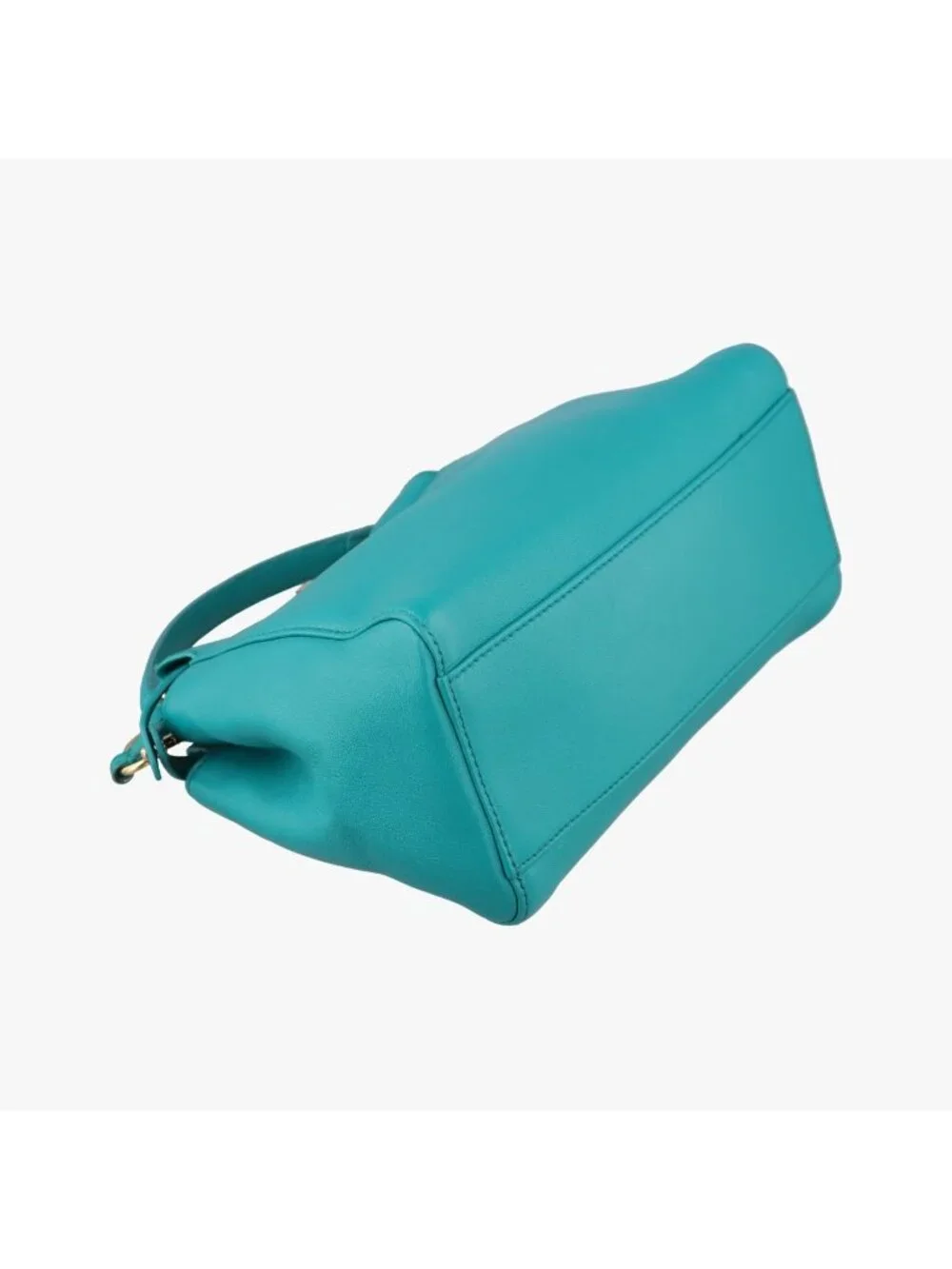 Fendi Peekaboo Mini Blue Leather Handbag